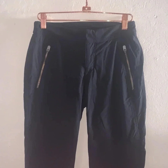 Athleta Wander Stash Skinny Mid Rise Black Pants Size 2 - Picture 4 of 7